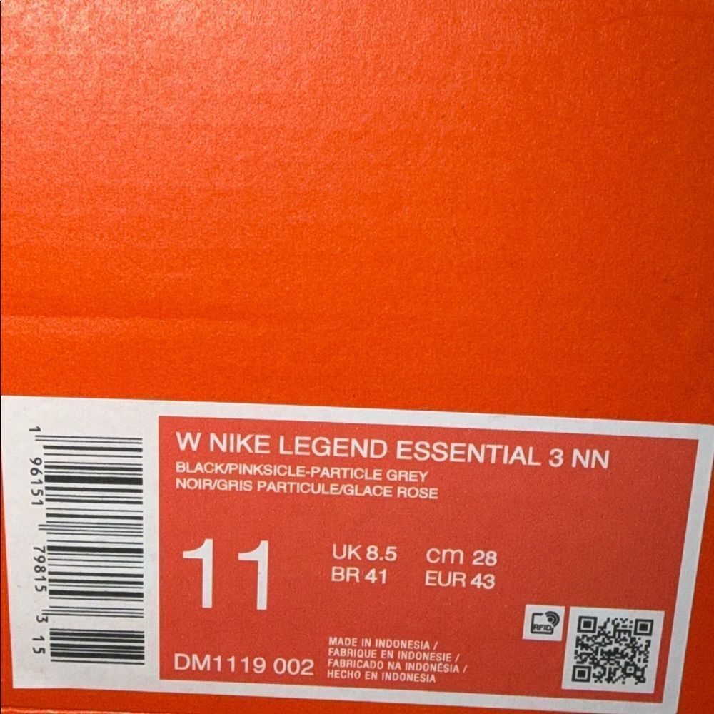Nike Women's Black Pink White Sneakers ๐ NEW Size 11 - Picture 6 of 6